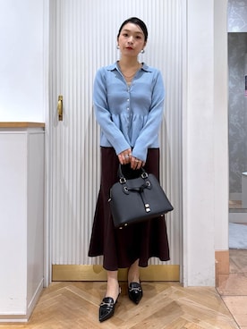 「お仕事コーデ」｜namieさん（レディース・157cm）の秋コーディネート