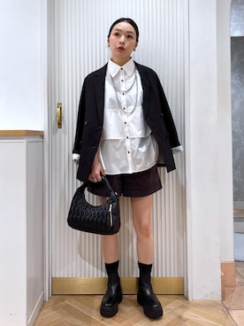 「デートコーデ」｜namieさん（レディース・157cm・40代）の秋コーディネート