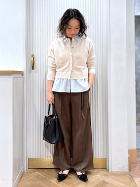 「アイテム（パンツ）」を使った、namieさん（レディース・157cm・40代）の秋コーディネート