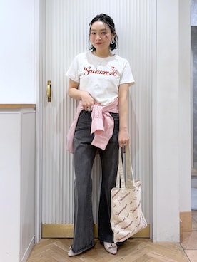 「VIS（ビス）のアイテム」を使った、namieさん（レディース・157cm）の春コーディネート