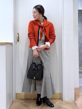 「Juze（ジュゼ）のアイテム」を使った、namieさん（レディース・157cm）の秋コーディネート