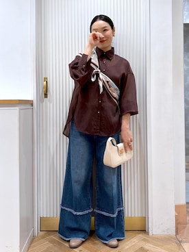 「VIS（ビス）のアイテム」を使った、namieさん（レディース・157cm・40代）の夏コーディネート