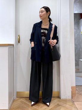 「アイテム（キャミソール）」を使った、namieさん（レディース・157cm・40代）の夏コーディネート