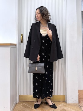 「アイテム（ワンピース/ドレス）」を使った、namieさん（レディース・157cm・40代）の秋コーディネート