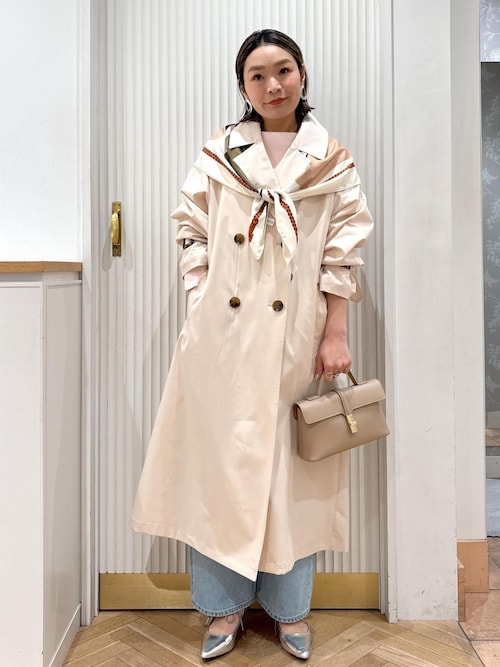 セール】【定番人気】【撥水/UVケア】後ろタックトレンチコート