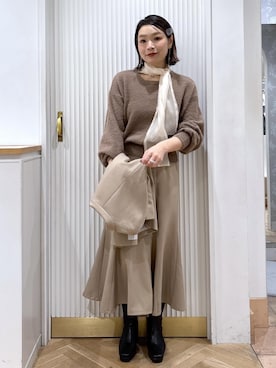 「VIS（ビス）のアイテム」を使った、namieさん（レディース・157cm）の秋コーディネート