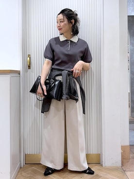 「VIS（ビス）のアイテム」を使った、namieさん（レディース・157cm）の春コーディネート