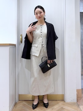 「VIS（ビス）のアイテム」を使った、namieさん（レディース・157cm）の春コーディネート