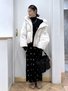 「アイテム（キーホルダー）」を使った、namieさん（レディース・157cm・40代）の冬コーディネート