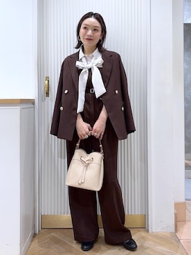 「VIS（ビス）のアイテム」を使った、namieさん（レディース・157cm）の秋コーディネート