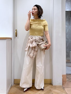 「アイテム（キャミソール）」を使った、namieさん（レディース・157cm・40代）の夏コーディネート