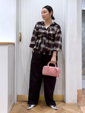 「アイテム（キャミソール）」を使った、namieさん（レディース・157cm・40代）の夏コーディネート