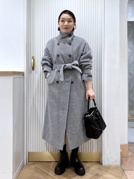 「アイテム（ブーツ）」を使った、namieさん（レディース・157cm・40代）の冬コーディネート