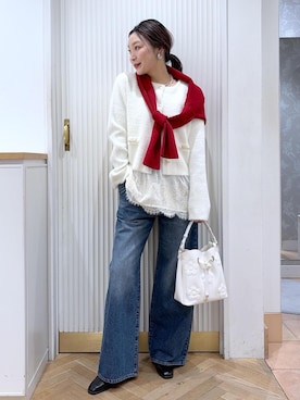 「VIS（ビス）のアイテム」を使った、namieさん（レディース・157cm）の秋コーディネート