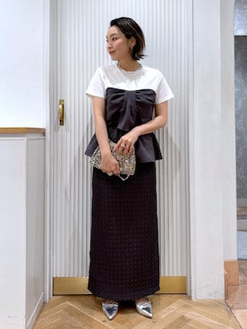 「アイテム（アクセサリー）」を使った、namieさん（レディース・157cm）の夏コーディネート
