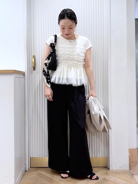 「VIS（ビス）のアイテム」を使った、namieさん（レディース・157cm）の夏コーディネート