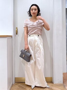 「アイテム（パンプス）」を使った、namieさん（レディース・157cm・40代）の夏コーディネート