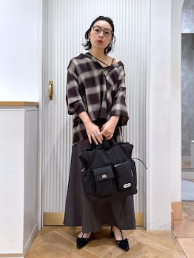 「アイテム（ワンピース）」を使った、namieさん（レディース・157cm・40代）の夏コーディネート