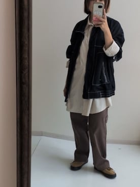 「nissen（ニッセン）のアイテム」を使った、yuyuさん（レディース・157cm）の秋コーディネート