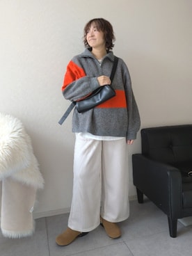 「nissen（ニッセン）のアイテム」を使った、yuyuさん（レディース・159cm）の秋コーディネート