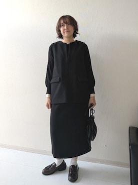 「アイテム（ベスト）」を使った、yuyuさん（レディース・159cm・30代）の秋コーディネート