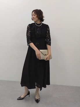 「スタッフ」｜yuyuさん（レディース・158cm）の春コーディネート