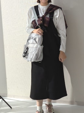 「nissen（ニッセン）のアイテム」を使った、yuyuさん（レディース・157cm）の秋コーディネート