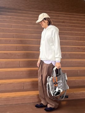 「nissen（ニッセン）のアイテム」を使った、yuyuさん（レディース・159cm）の秋コーディネート