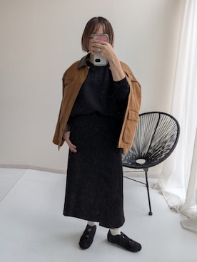 「nissen（ニッセン）のアイテム」を使った、yuyuさん（レディース・157cm）の秋コーディネート