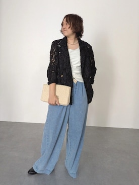 「Callarus（カラルス）のアイテム」を使った、yuyuさん（レディース・159cm）の春コーディネート