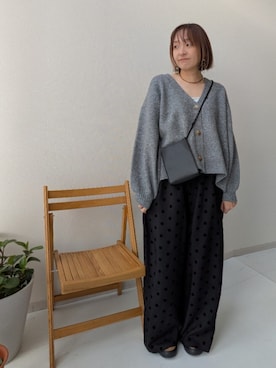 「nissen（ニッセン）のアイテム」を使った、yuyuさん（レディース・157cm）の秋コーディネート