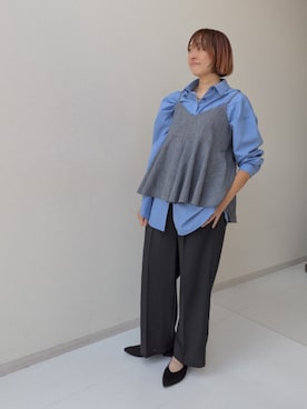 「nissen（ニッセン）のアイテム」を使った、yuyuさん（レディース・157cm）の秋コーディネート