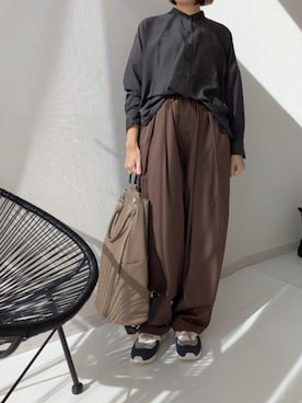 「nissen（ニッセン）のアイテム」を使った、yuyuさん（レディース・157cm）の秋コーディネート