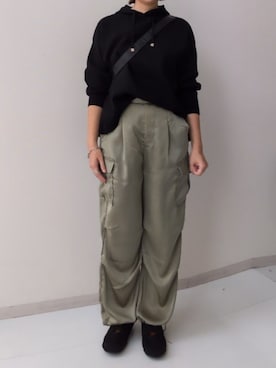 「nissen（ニッセン）のアイテム」を使った、yuyuさん（レディース・157cm）の秋コーディネート