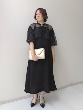 「スタッフ」｜yuyuさん（レディース・159cm）の春コーディネート