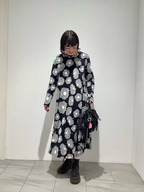 セール】Lehtokielo Tumma / dress（ワンピース）｜marimekko