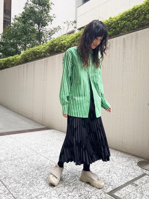 marimekko（マリメッコ）の「Unikko / Kyllikki plissee skirt