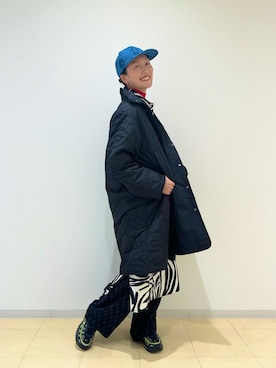 「アイテム（ダウンジャケット/コート）」を使った、marimekkostaffさん（レディース・162cm）の秋コーディネート
