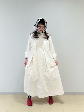 「marimekko（マリメッコ）のアイテム」を使った、marimekkostaffさん（レディース・162cm）の夏コーディネート