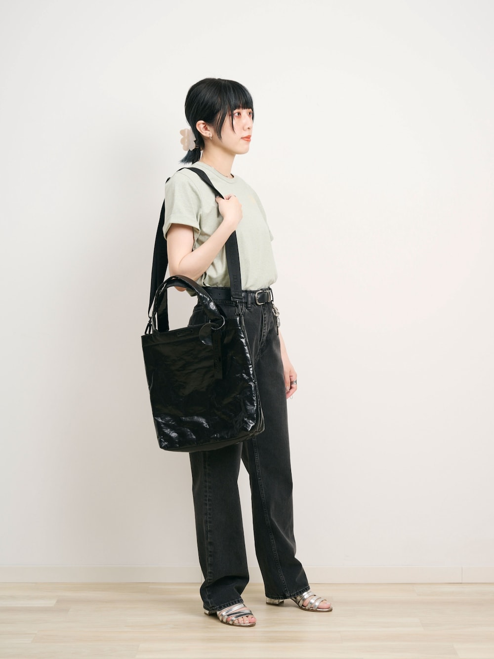 マリメッコ　　バッグ　Regeneration Medium tote marimekko（マリメッコ）の「Regeneration Medium tote