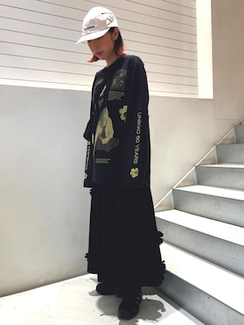 「marimekko（マリメッコ）のアイテム（帽子）」を使った、marimekkostaffさん（レディース・162cm）の秋コーディネート