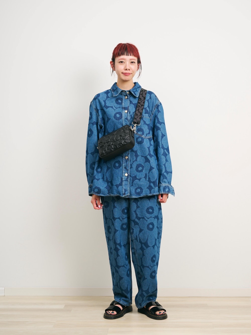 マリメッコ デニムシャツ マリデニム Maridenim Loose 26サイズ