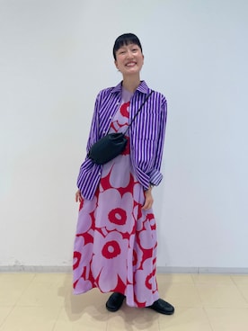 【限定】マリメッコ/ Veroinen Rakastaa ei rakasta ワンピース 限定】マリメッコ/ Veroinen Rakastaa ei rakasta ワンピース