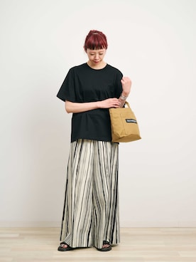 「marimekko（マリメッコ）のアイテム」を使った、marimekkostaffさん（レディース・164cm）の秋コーディネート