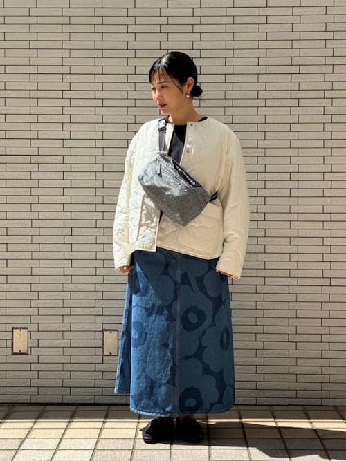 ノベルティ付】《Maridenim》 Suoritus Uni / skirt（デニムスカート