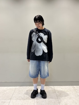 「marimekko（マリメッコ）のアイテム」を使った、marimekkostaffさん（レディース・164cm）の秋コーディネート
