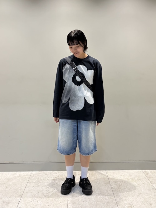 marimekko kioski unikko Tシャツ 半袖 カットソー 新品 セール】【kioski】Unikko / Embla Placement t-shirt（Tシャツ