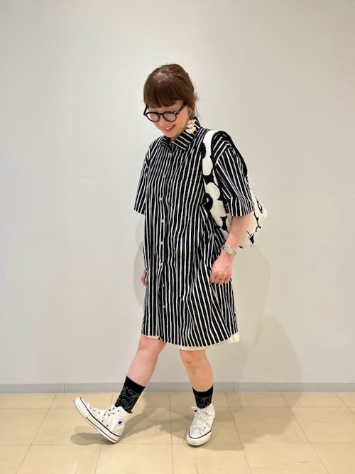 marimekkoの【kioski】 Jokapoika / shirt  dressを使ったコーディネート（ZOZOTOWN Yahoo!店）