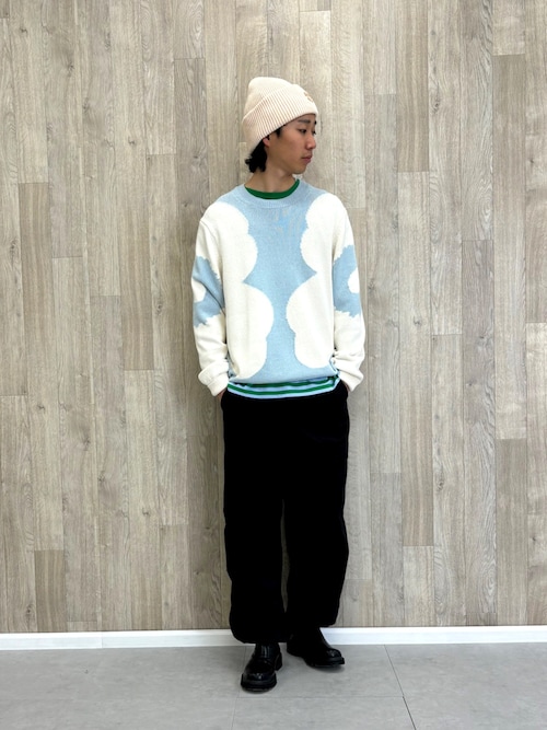 marimekko（マリメッコ）の「Heijastus Unikko / Arkki knitted cotton
