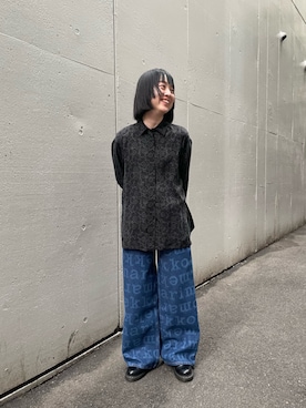 「marimekko（マリメッコ）のアイテム」を使った、marimekkostaffさん（レディース・158cm）の秋コーディネート